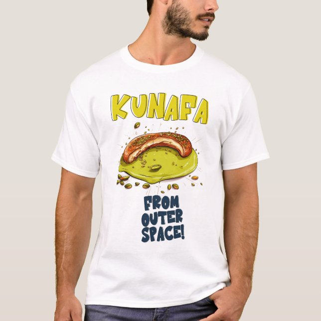 Camiseta Kunafa De Memória Engraçado Exterior (Frente)