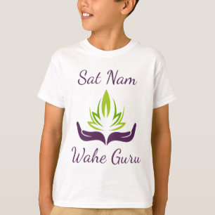 Camiseta Kundalini Yoga Lótus Sat Nam Wahe Guru
