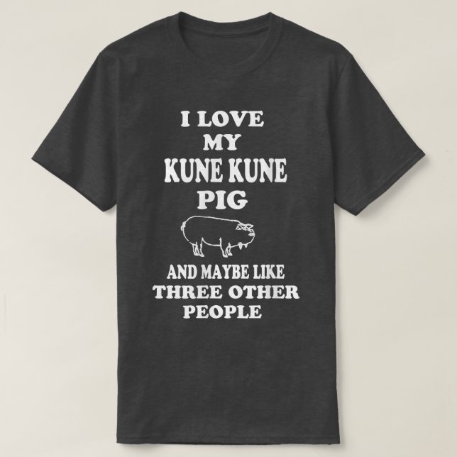 Camiseta Kune Kune Pig T Shirt Gift Idea Baby Kunekune Pig  (Frente do Design)