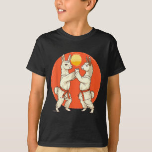 Camiseta Kung Fu Alpaca Sunset Taekwondo Judo Jiu-Jitsu