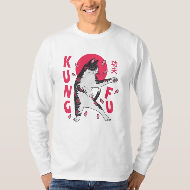 Camiseta Kung Fu Cat (Frente)