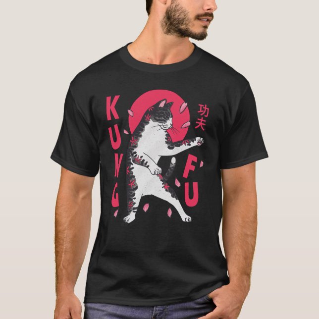 Camiseta Kung Fu Cat (Frente)