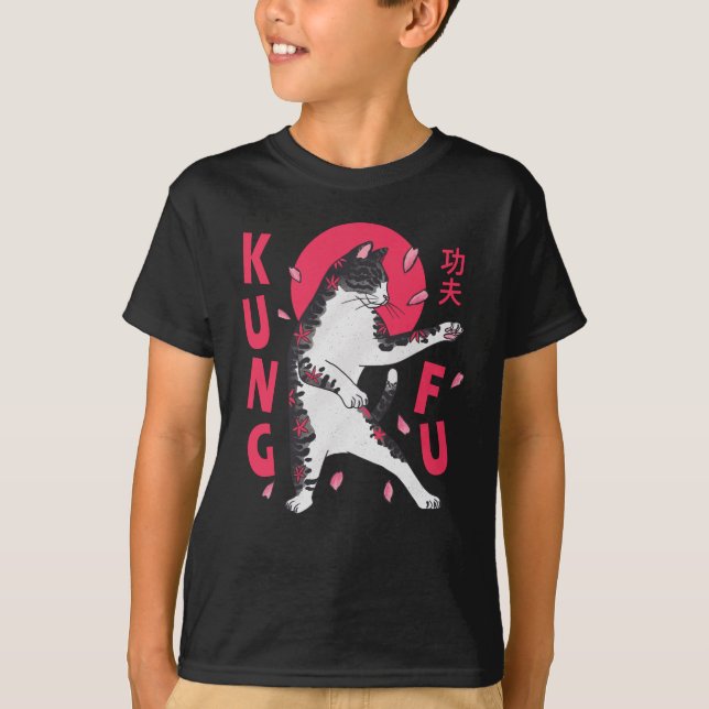 Camiseta Kung Fu Cat (Frente)