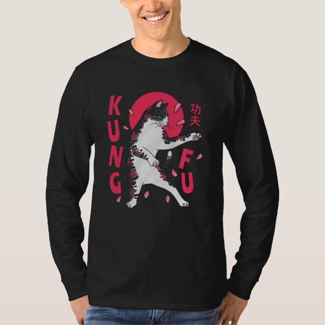 Camiseta Kung Fu Cat (Frente)