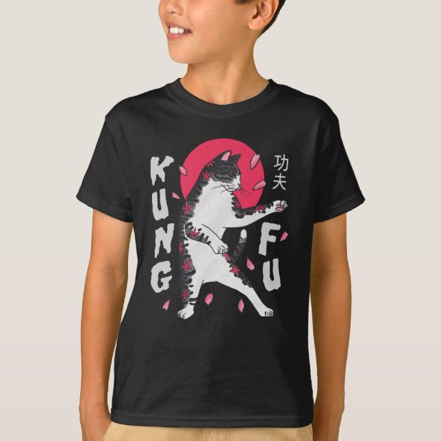 Camiseta Kung Fu Cat (Frente)