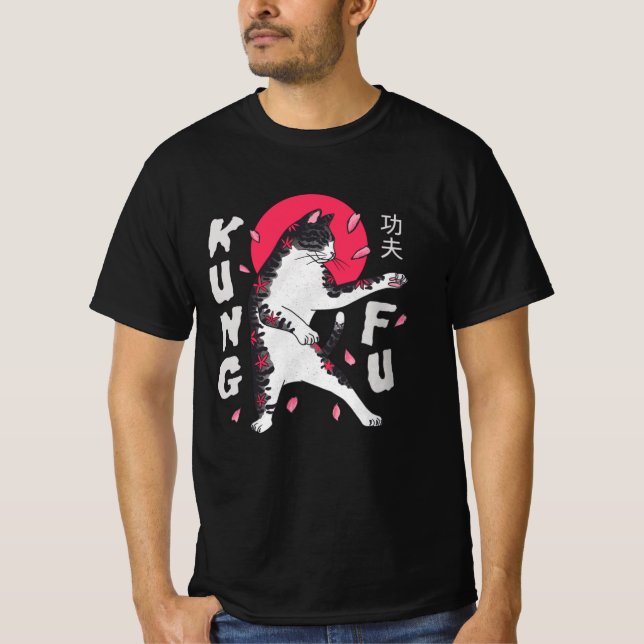 Camiseta Kung Fu Cat (Frente)