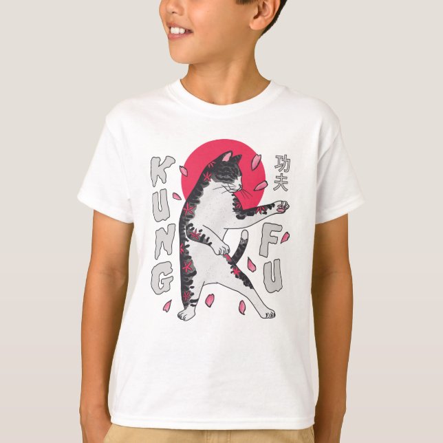 Camiseta Kung Fu Cat (Frente)