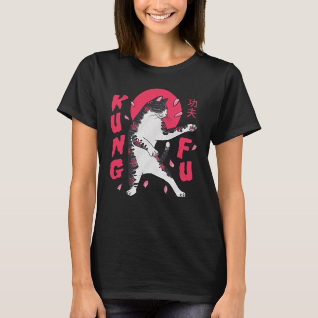 Camiseta Kung Fu Cat (Frente)