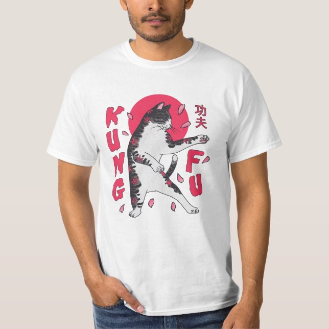 Camiseta Kung Fu Cat (Frente)