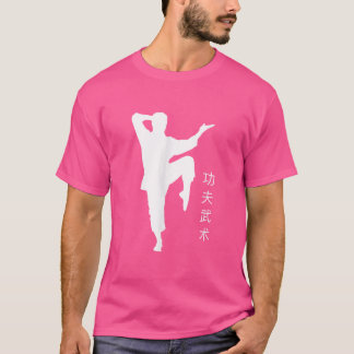 Camiseta Kung Fu Karate Martiage Art Vintage Men Gráfico de