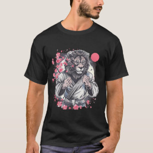 Camiseta Kung Fu Leão Sakura Mma Kickboxing Judô Taekwondo