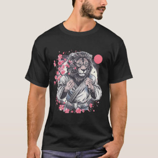 Camiseta Kung Fu Leão Sakura Mma Kickboxing Judô Taekwondo
