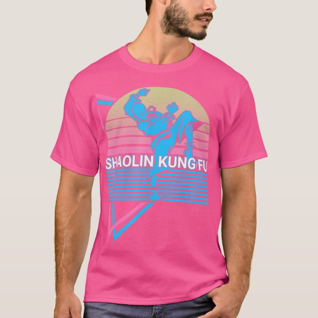 Camiseta Kung Fu Retro Shaolin Kung Fu (Frente)