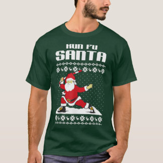 Camiseta Kung Fu SANTAChristmas Men