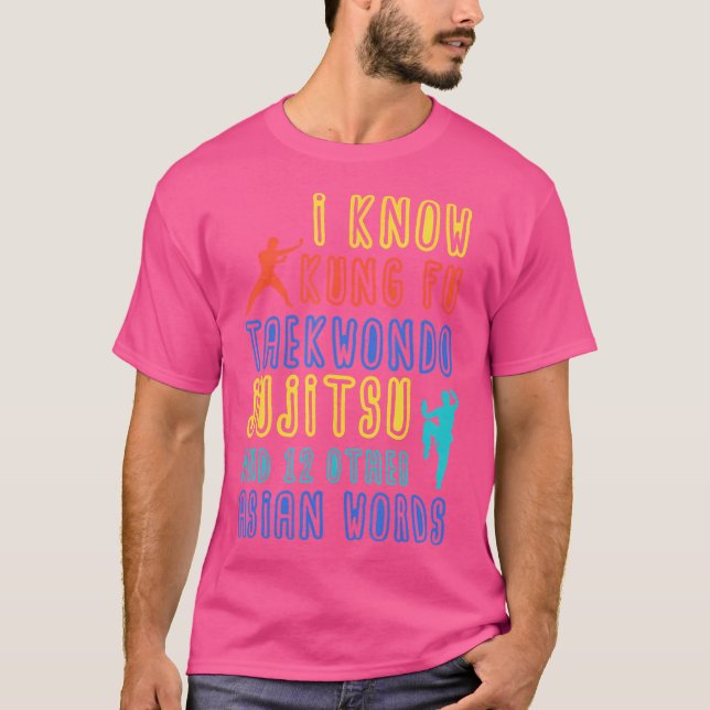 Camiseta Kung Fu Uniform Jiu Jitsu Taekwondo (Frente)