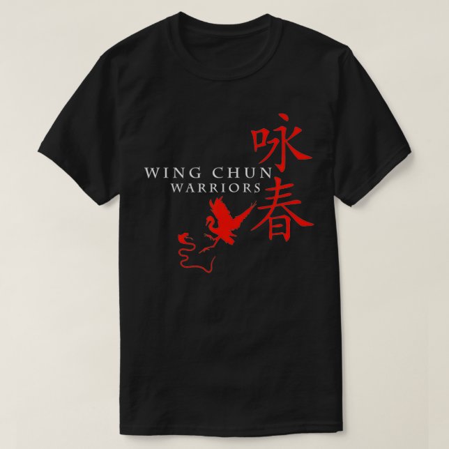 Camiseta Kung Fu Wing Chun warriors  (Frente do Design)