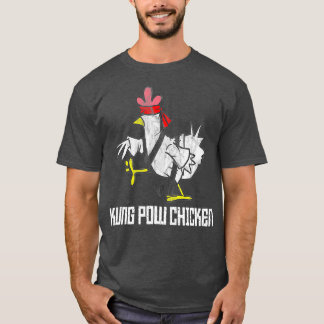 Camiseta Kung Pow Chicken Funny Karate Chicken