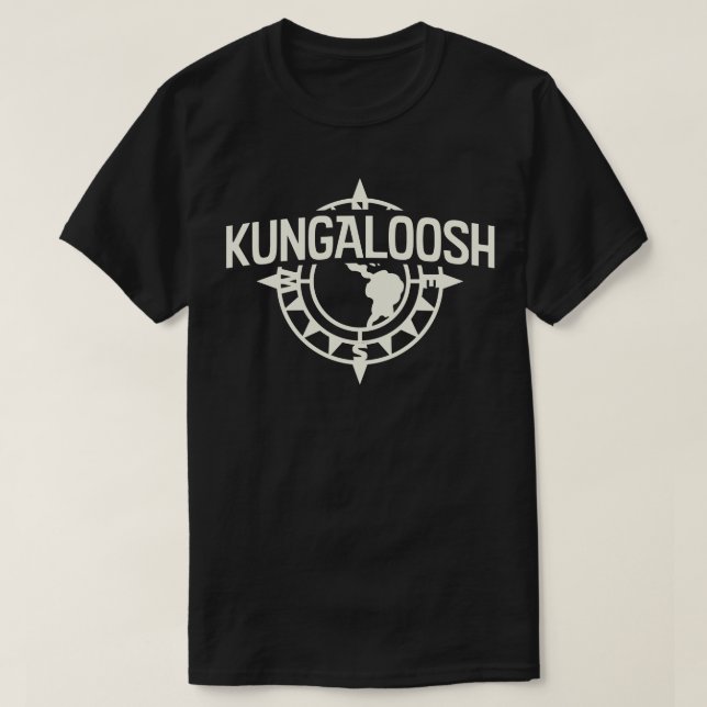 Camiseta Kungaloosh Globe Tan (Frente do Design)