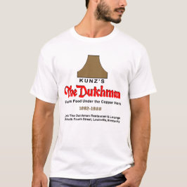 Camiseta Kunz é o restaurante holandês e Lounge