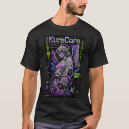 Camiseta KuraCore Anjo Micro Mosaico 3D Ciber
