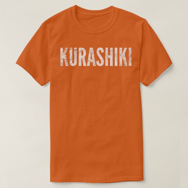Camiseta Kurashiki Japan Distressed Graphic  (Frente do Design)