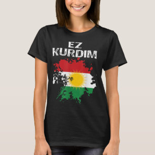 Camiseta Kurden Kurdista Newroz Kurdi Bandeira Seu Biji Kur