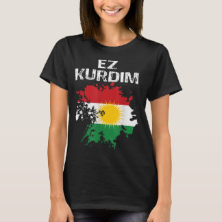 Camiseta Kurden Kurdista Newroz Kurdi Bandeira Seu Biji Kur