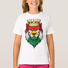 Camiseta Kurdistan Lion King Flag