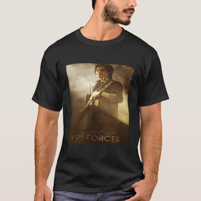 Camiseta Kurdistan Rojava Ypg Ypj (Frente)