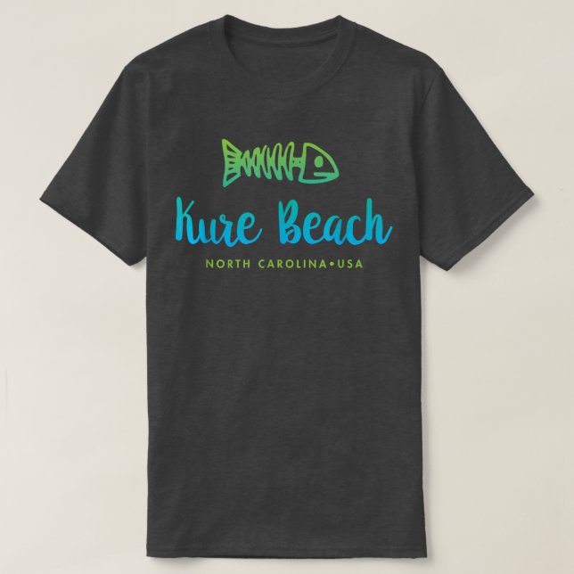 Camiseta Kure Beach North Carolina (Frente do Design)