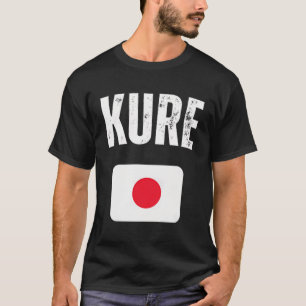 Camiseta Kure Japan Flag Viagem Souvenir Japonês