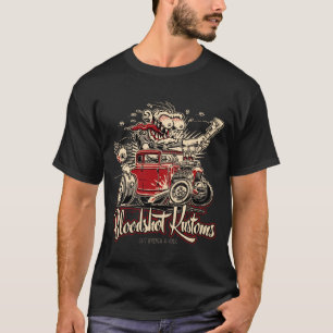 Camiseta Kustoms com sangue - Monstro Weirdo