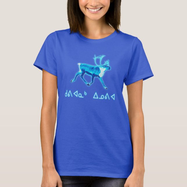 Camiseta Kuvianak Innovia - Azul-Caribe (Reindeer) (Frente)