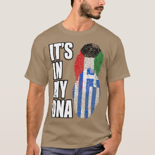 Camiseta Kuwaiti E A Marca Do Patrimônio Do DNA Mix Grego