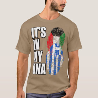 Camiseta Kuwaiti E A Marca Do Patrimônio Do DNA Mix Grego