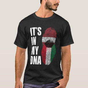 Camiseta Kuwaitiano E Mix DNA Heritage Flag Letão