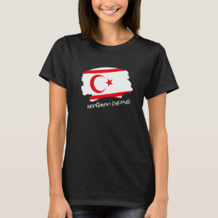 Camiseta Kuzey Kibris Norte Chipre Bandeira 1