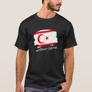 Camiseta Kuzey Kibris Norte Chipre Bandeira 1