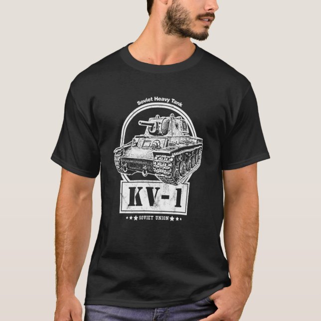 Camiseta Kv 1 Tanque soviético Ww2 pesado (Frente)