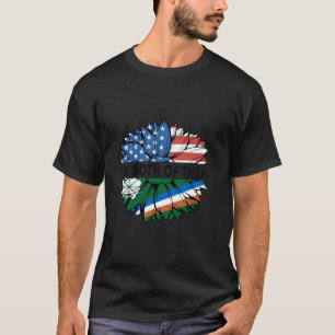 Camiseta Kwajalein Atoll Flag Sunflower EUA