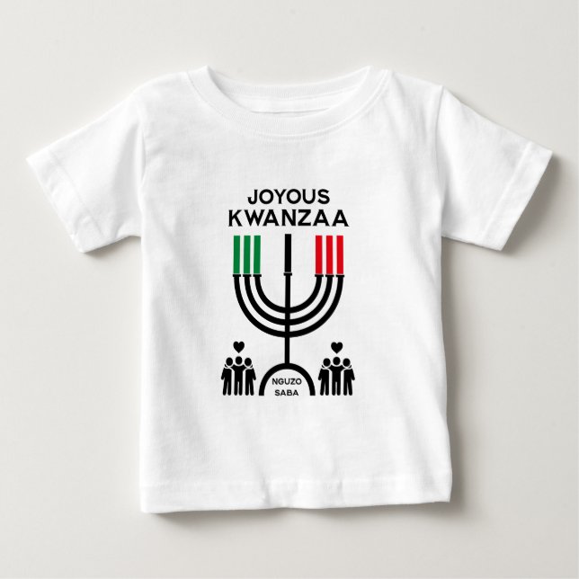 Camiseta Kwanzaa Alegre (Frente)