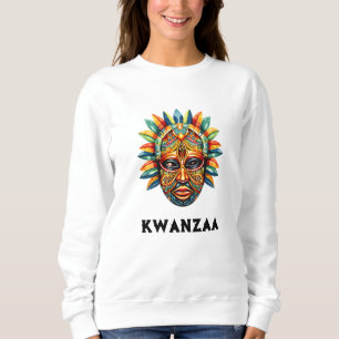 Camiseta Kwanzaa Camisola Máscara Africana