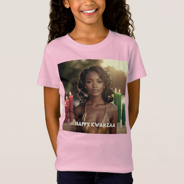 CAMISETA KWANZAA - HAPPY KWANZAA -  (Frente)