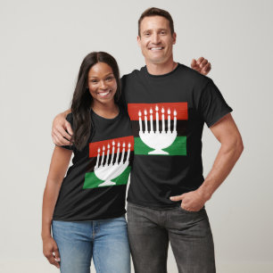 Camiseta Kwanzaa Kinara