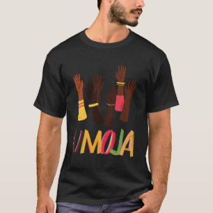 Camiseta Kwanzaa Princípios Prin Africano Verde E Vermelho