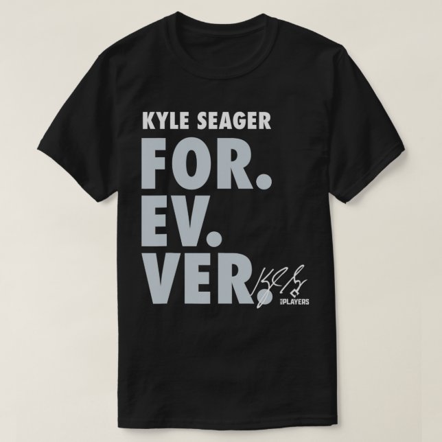 Camiseta Kyle Seager Forever Baseball Roupa (Frente do Design)