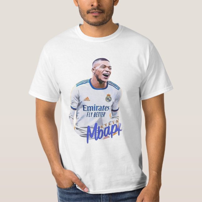 CAMISETA KYLIAN MBAPPE REAL MADRID (Frente)