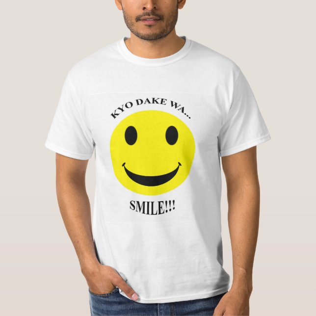 CAMISETA KYO DAKE WA...SMILE!!! (Frente)