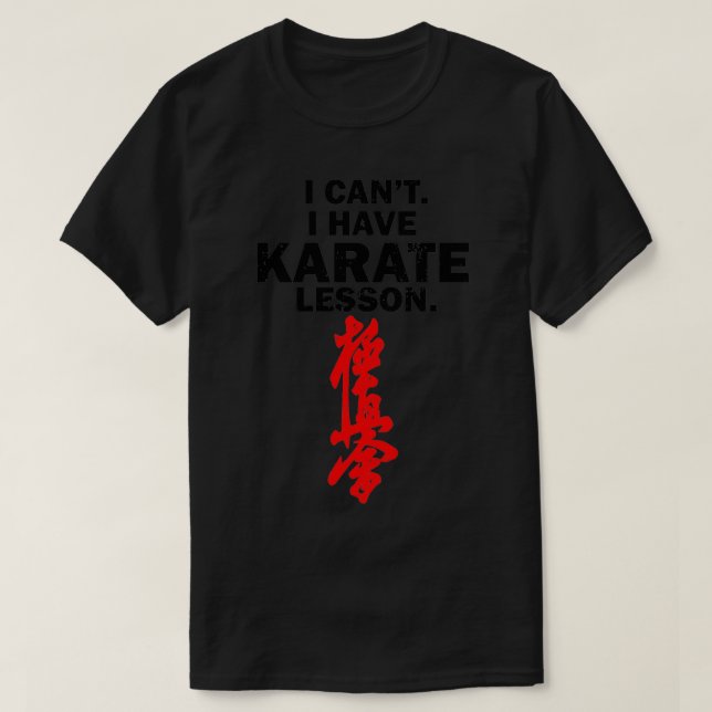 Camiseta Kyokushin Karate Lesson 4 (Frente do Design)