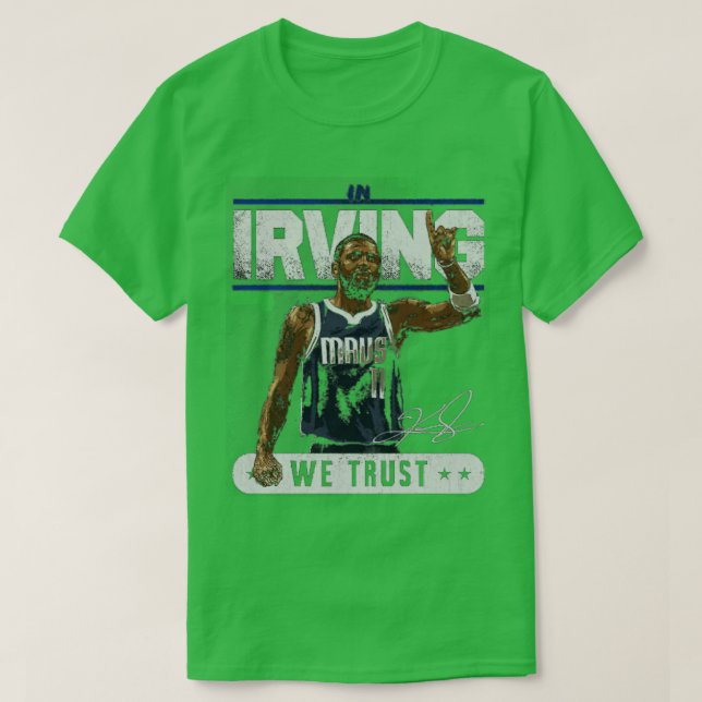 Camiseta Kyrie Irving Dallas Trust TShirt (Frente do Design)